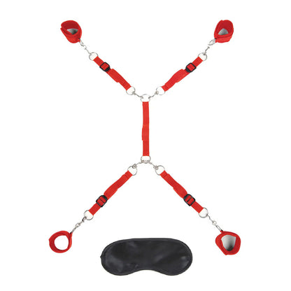 7Pc Bed Spreader Red