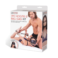 7Pc Hogtie & Ball Gag Kit