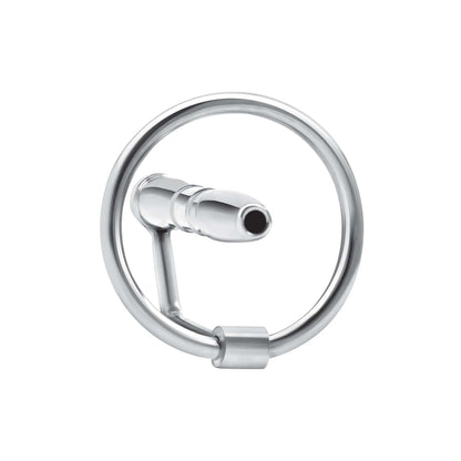 Stainless Steel Sperm Stopper with Glans Ring – Male Chastity Device & Penis Ring