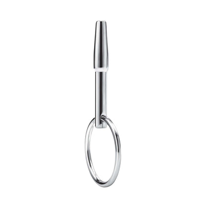 Stainless Steel Penis Plug with Ring - Urethral Sex Toy