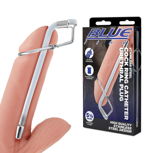 Medical-Grade Stainless Steel Cock Ring, Urethral Plug, and Catheter – Sex Toy