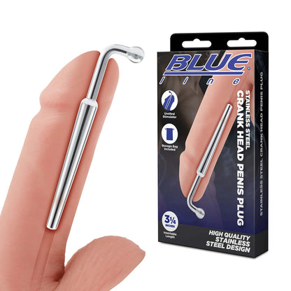 Stainless Steel Crank Head Penis Plug - Medical-Grade Urethral Plug