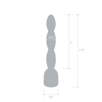 2-Inch Stainless Steel Wavy Penis Plug - Bling Design for Enhanced Pleasure