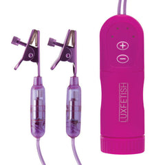 Remote Control Vibrating Nipple Clips – Adjustable BDSM Clamps for Sensory Stimulation