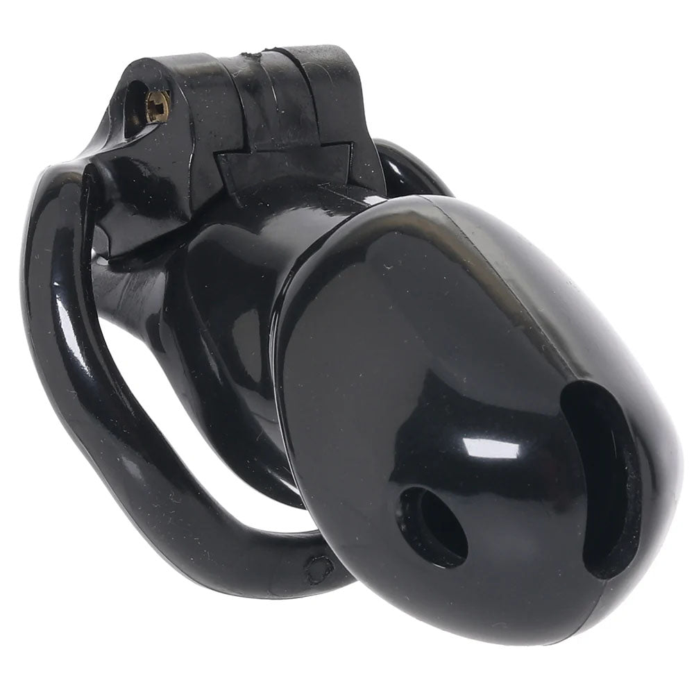 Lockmaster 4" Resin Cock Cage Black