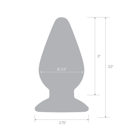 3.5-Inch Butt Plug - Anal Toy for Adults