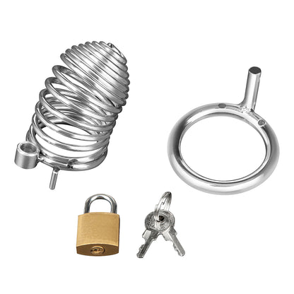 Stainless Steel Prisoner Cock Cage