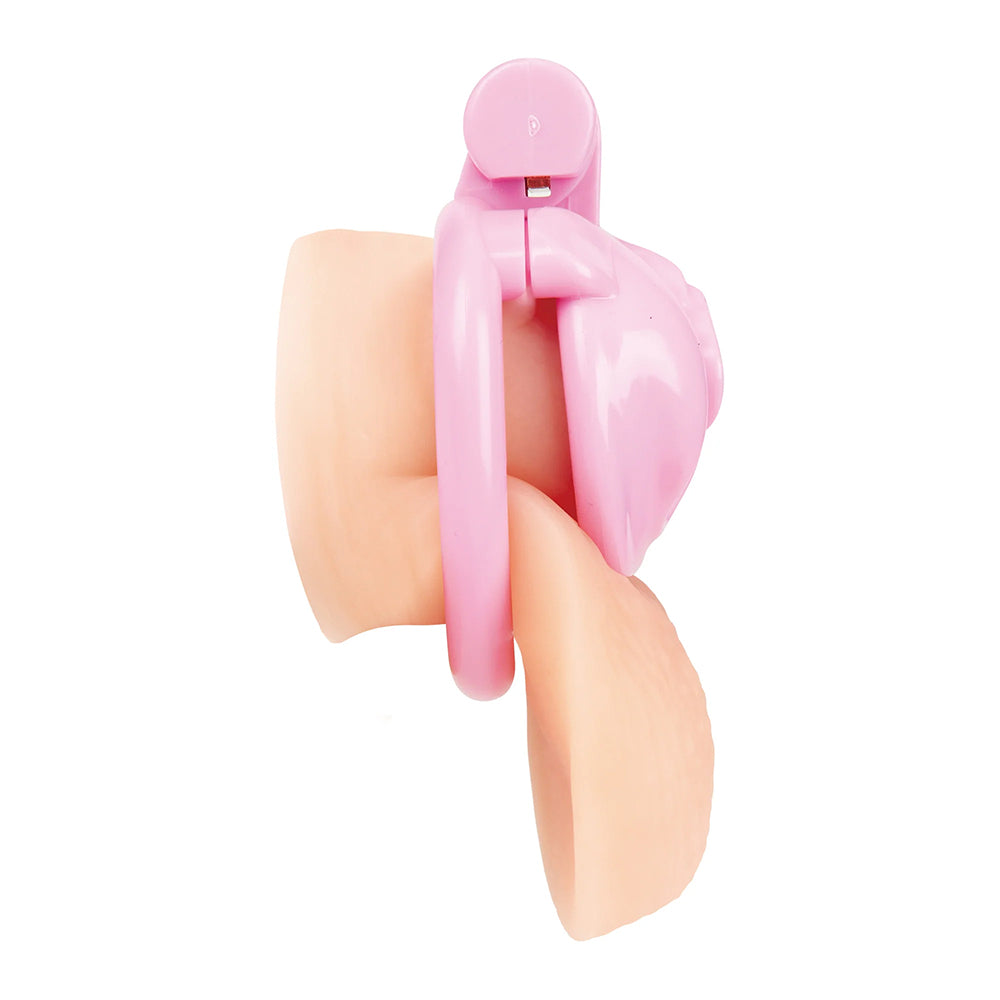 Bitchboy Degrading Mini Chastity Cage With Pussy Shape