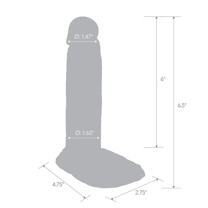 6.5" Super Real Penis Extension Sleeve With Ball Constriction Loop