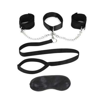 Collar Cuffs & Leash Set With Removable Cuffs & Leash