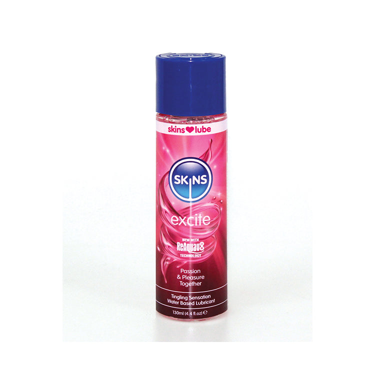 Skins Excite Tingling Water Based Lubricant 4.4 oz.