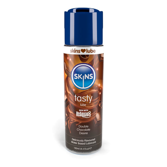 Skins Double Chocolate Water Based Lubricant 4.4 oz.