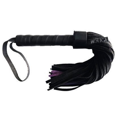 Leather Handle Short Suede Flogger /