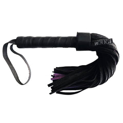 Leather Handle Short Suede Flogger /