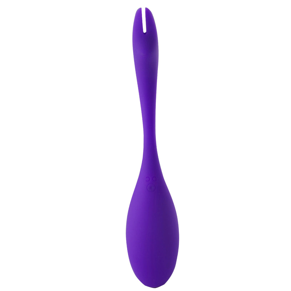 Syrene Remote Control Luxury USB Rechargeable Bullet Vibrator Neon Purple
