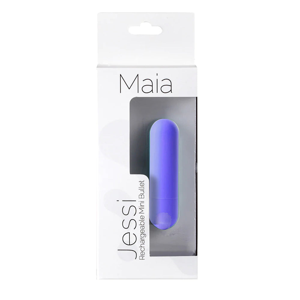 Maia Jessi USB Rechargeable Super Charged Mini Bullet PURPLE