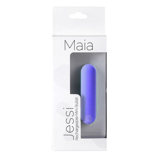 Maia Jessi USB Rechargeable Super Charged Mini Bullet PURPLE