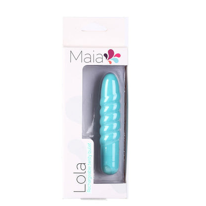 Lola Silicone 10-Function Vibrating Twisty Bullet Blue