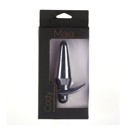 Cody Silicone Vibrating Anal Plug with 10 Functions