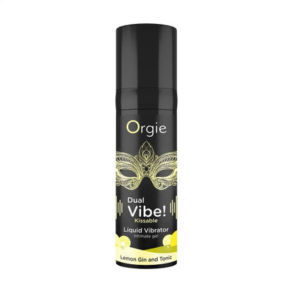 Orgie Dual Vibe Kissable Liquid – Stimulating and Flavorful Lubricant for Sensual Play