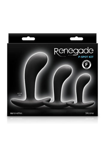 Renegade P Spot Kit Silicone Anal Plugs (Set of 3)