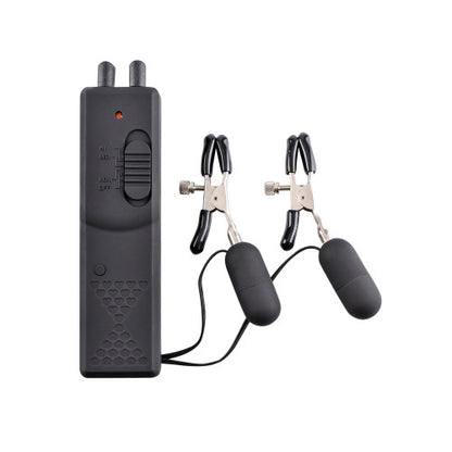 Fetish Fantasy Vibrating Nipple Clamps – Adjustable BDSM Toy for Sensory Stimulation