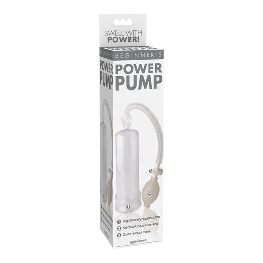 Beginner's Power Pump Clear – Easy-to-Use Transparent Hand Pump
