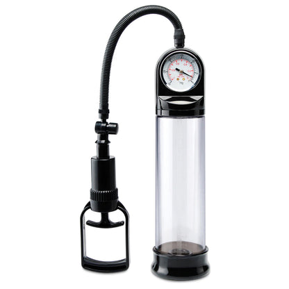Pump Worx Accu-Meter Power Pump Black - Penis Pump with Gauge