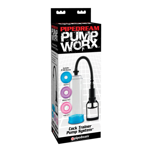 Pump Worx Penis Pump System – Cock Trainer Vacuum Pump for Stronger Erections