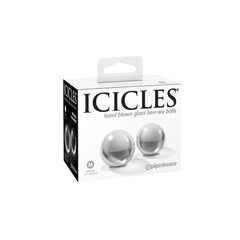 Icicles No. 42 Medium Glass Ben-Wa Balls – Glass Kegel Balls for Women, Kegel Exercise & Pelvic Floor Health