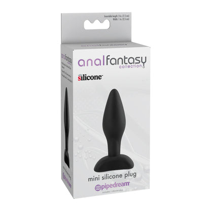 Anal Fantasy Collection Mini Silicone Plug – Black