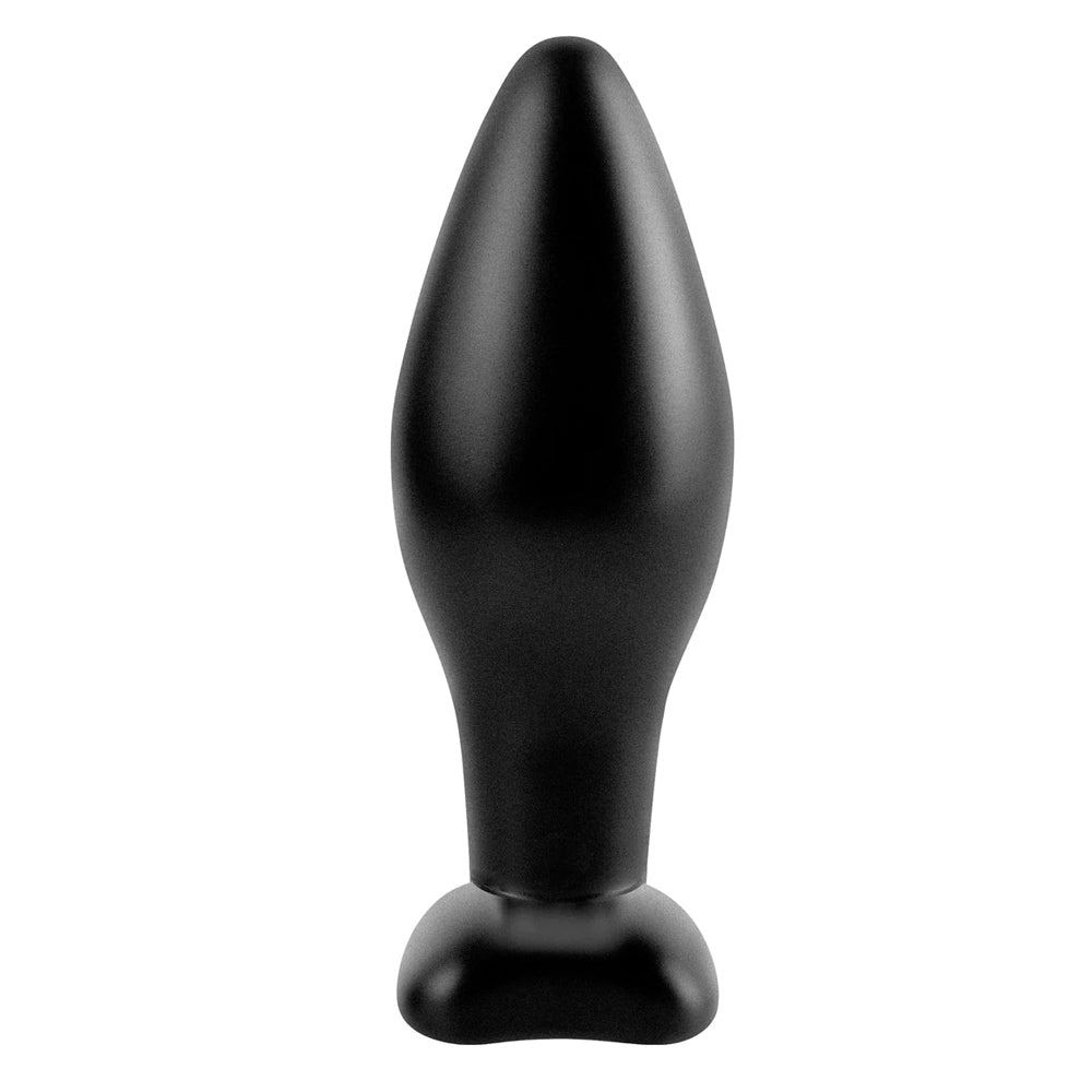 Anal Plug - Medium Silicone - Black - Anal Fantasy Collection