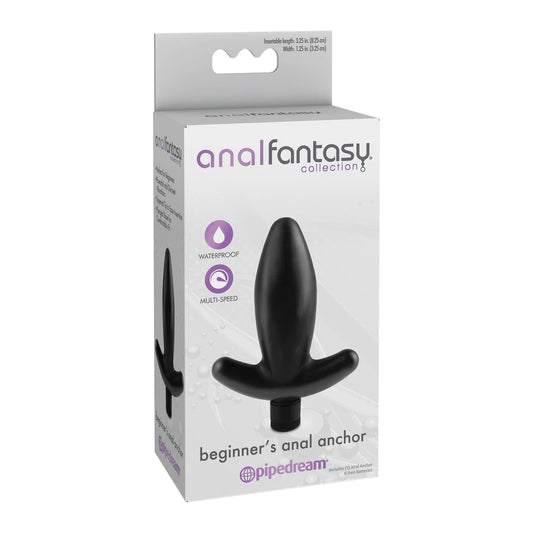 Anal Anchor - Beginner's Anal Toy, Black - Anal Fantasy Collection