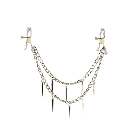 Fetish Fantasy Series Rock Hard Nipple Clamps Silver
