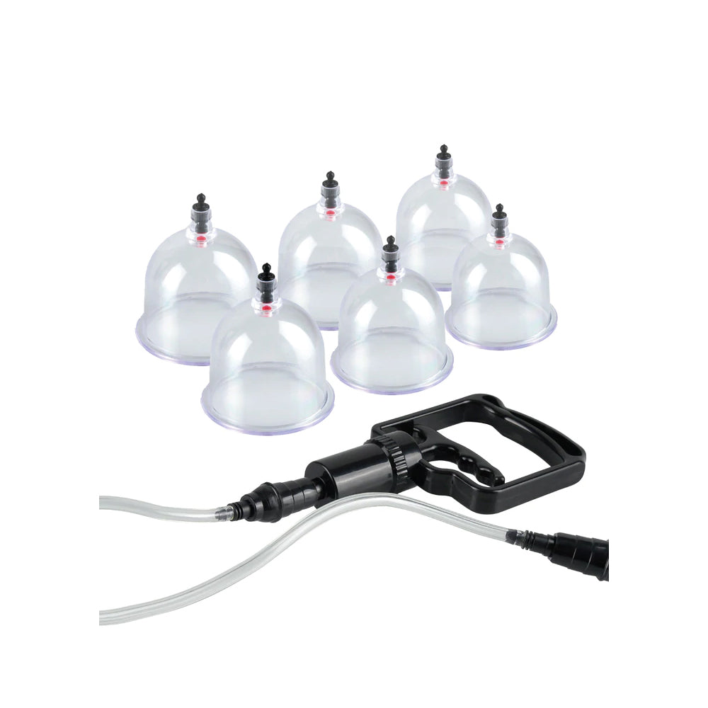 Fetish Fantasy Series Beginner's 6-Piece Cupping Set – Starter BDSM Body Suction Kit