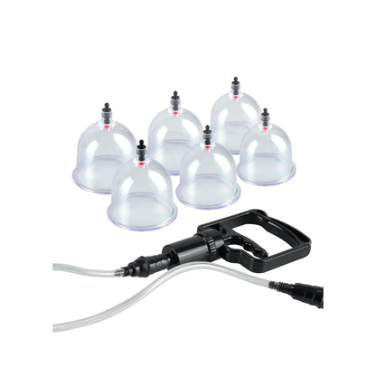 Fetish Fantasy Series Beginner's 6-Piece Cupping Set – Starter BDSM Body Suction Kit