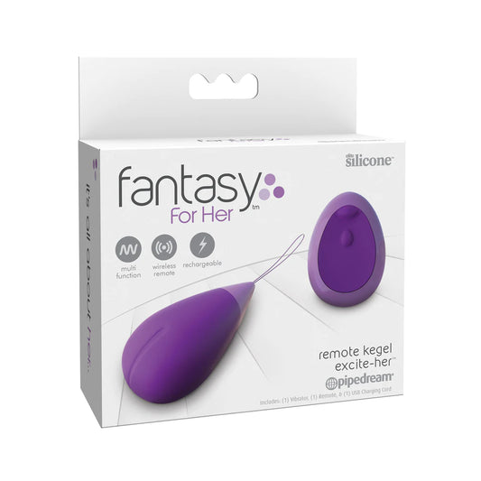 Fantasy for Her Remote-Control Kegel Exerciser Excite-Her Purple