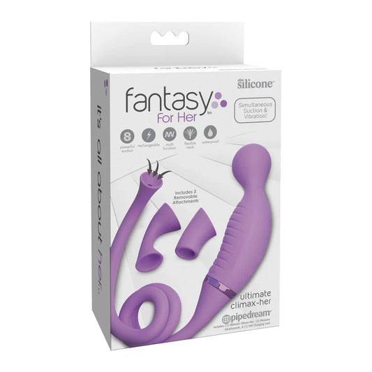 Fantasy For Her Ultimate Climax Purple - Women's Clitoral Stimulator Sex Toy