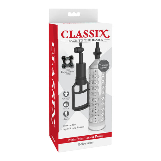 Classix Penis Stimulation Pump - Vacuum Erection Device for Enhanced Erections