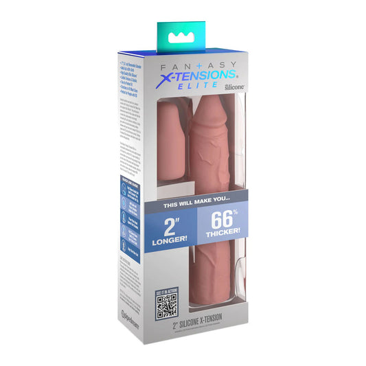 Fantasy X-Tensions Elite 8'' Sleeve With 2'' Plug Light
