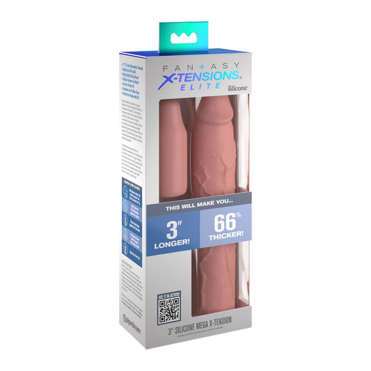 Fantasy X-Tensions Elite 9'' Sleeve With 3'' Plug Light