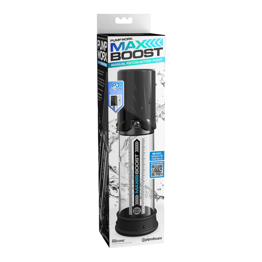 Pump Worx Max Boost Black Penis Pump – Vacuum Pump for Male Enhancement