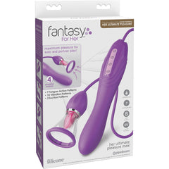 Fantasy for Her Ultimate Pleasure Max Purple Vibrator