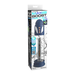 Pump Worx Max Boost Pro Flow Penis Pump – Blue and Clear