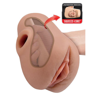 Pdx Plus Pussy Pounder Squeeze Stroker Brown