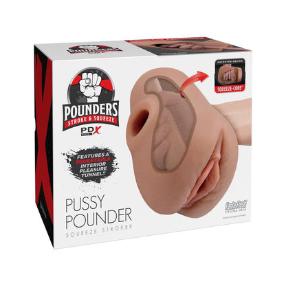 Pdx Plus Pussy Pounder Squeeze Stroker Brown