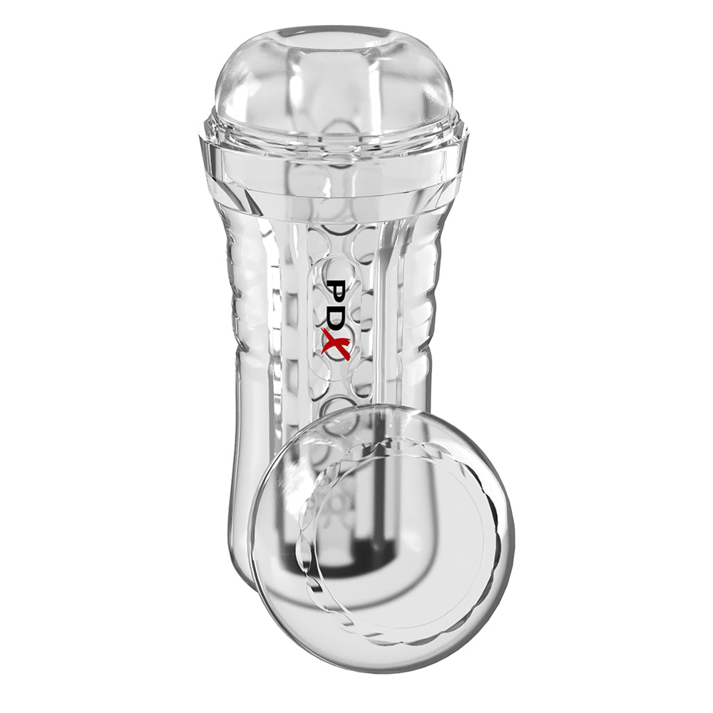 Pdx Elite Viewtube Plus See-Thru Ez-Grip Stroker Clear