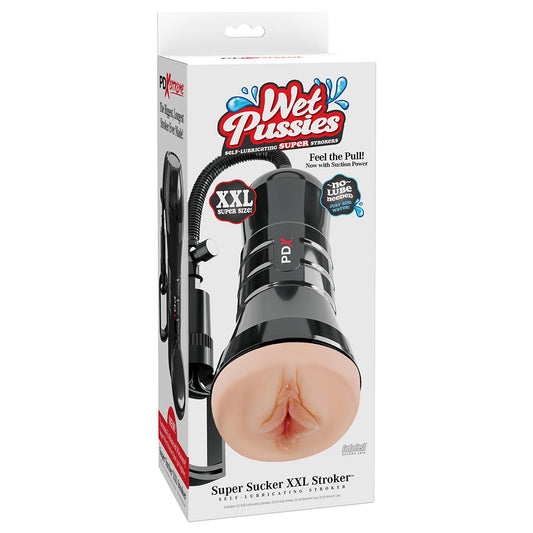 Pdx Extreme Wet Pussies Super Sucker XXL Stroker Light