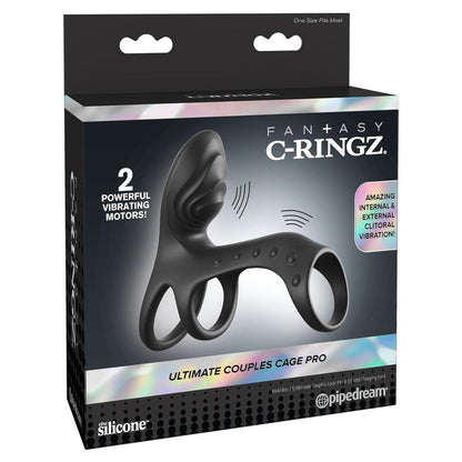 Fantasy C-Ringz Ultimate Couples Cage Pro Black