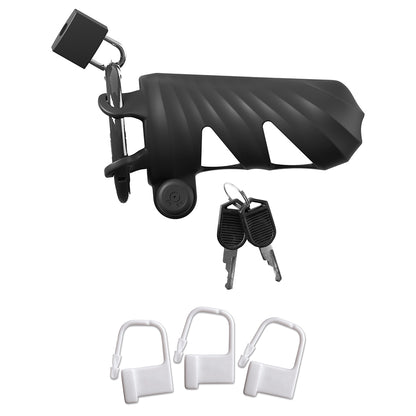 Fantasy C-Ringz Vibrating Cock Blocker Black